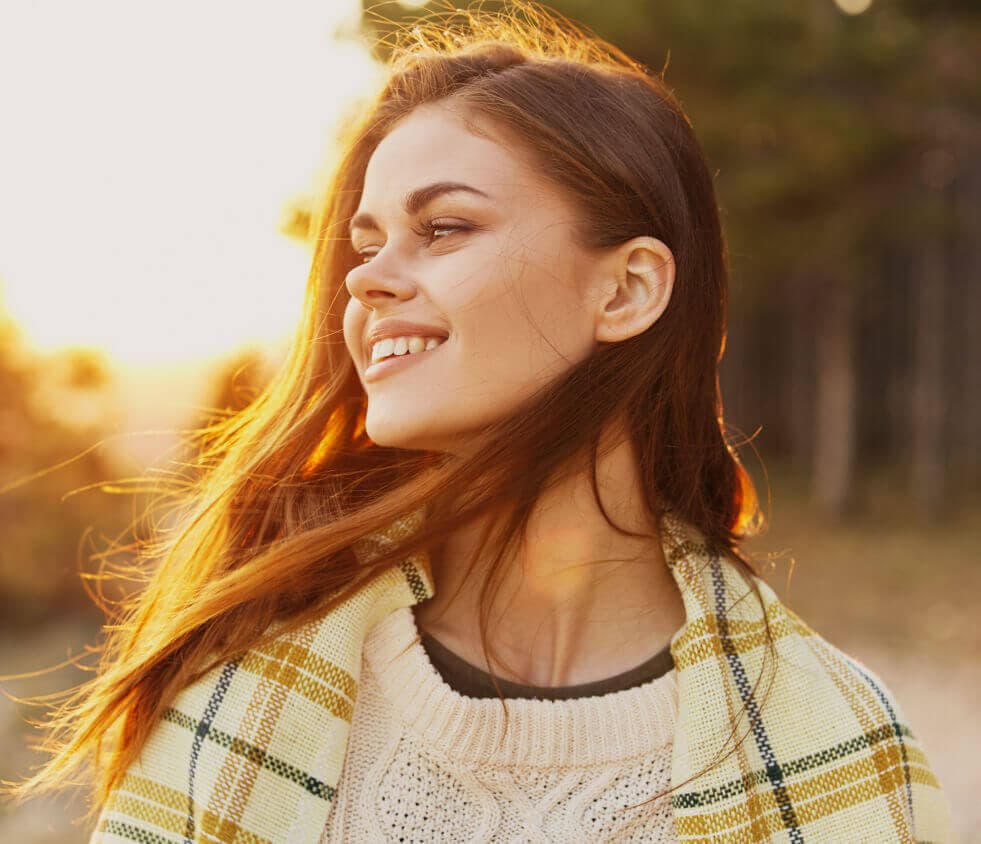 Woman Smiling